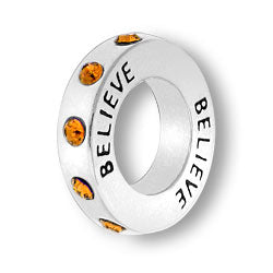 November Believe Affirmation Ring