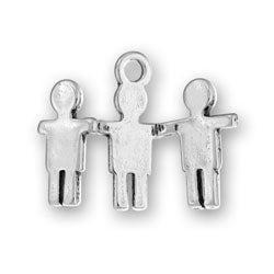 Paper Boy Cutout Charm