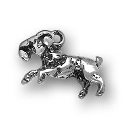 Sterling Silver Aries Ram Charm
