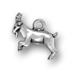 Sterling Silver Capricorn Goat Charm