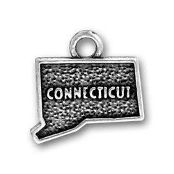 Sterling Silver Connecticut Charm
