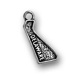 Sterling Silver Delaware Charm