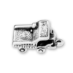 Sterling Silver Dump Truck Charm