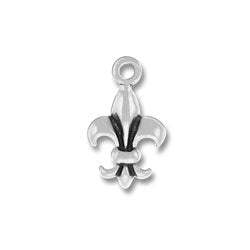 Sterling Silver Small Fleur de lis Charm