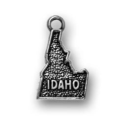 Sterling Silver Idaho Charm