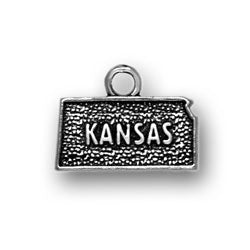 Sterling Silver Kansas Charm