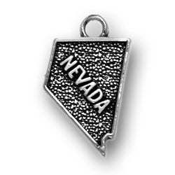 Sterling Silver Nevada Charm