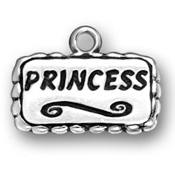 Sterling Silver Princess Charm
