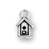 Sterling Silver Bird House Charm