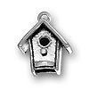 Sterling Silver Birdhouse Charm
