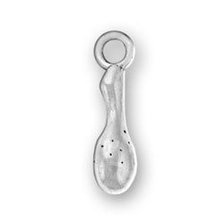 Sterling Silver Chicken Leg Charm