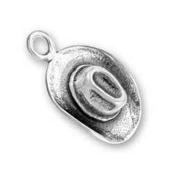 Sterling Silver Cowboy Hat Charm