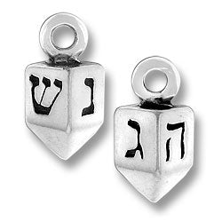 Sterling Silver Dreidel Charm