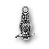 Sterling Silver Owl Charm