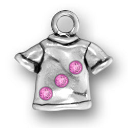 T-Shirt with Pink Crystals
