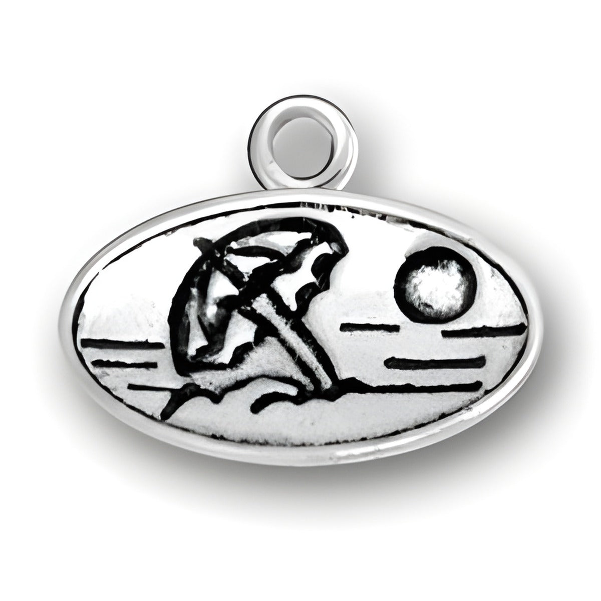 Beach Scene Charm Alt view.