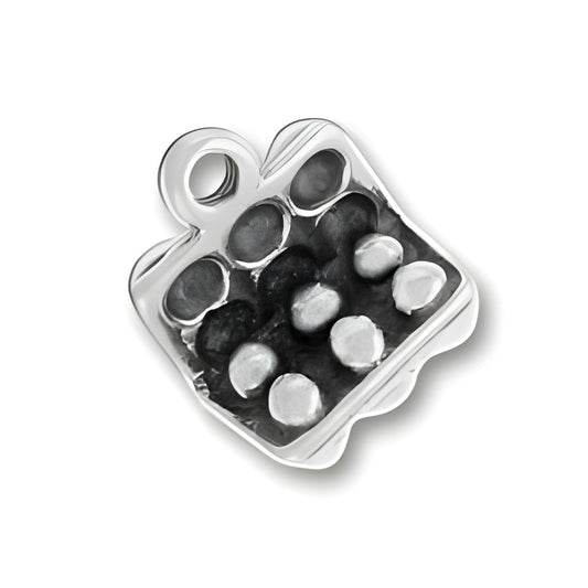 Carton of Eggs Charm Alt view.