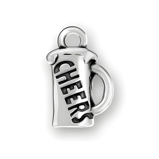 Cheers on Beer Mug Charm Alt view.