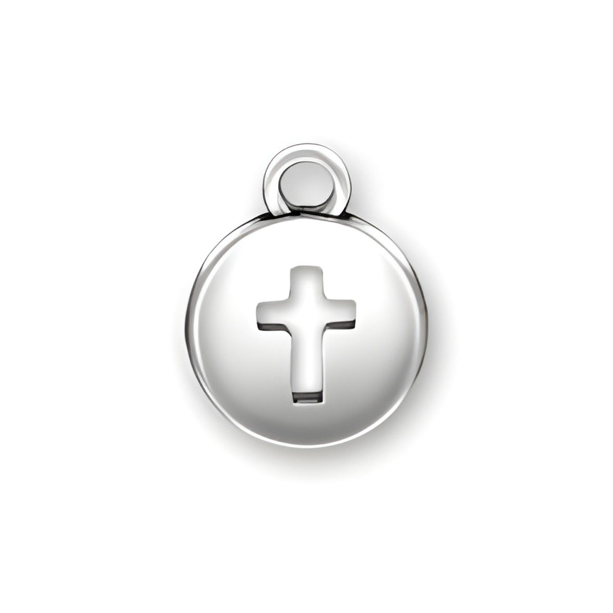Cross Domed Message Charm Alt view.