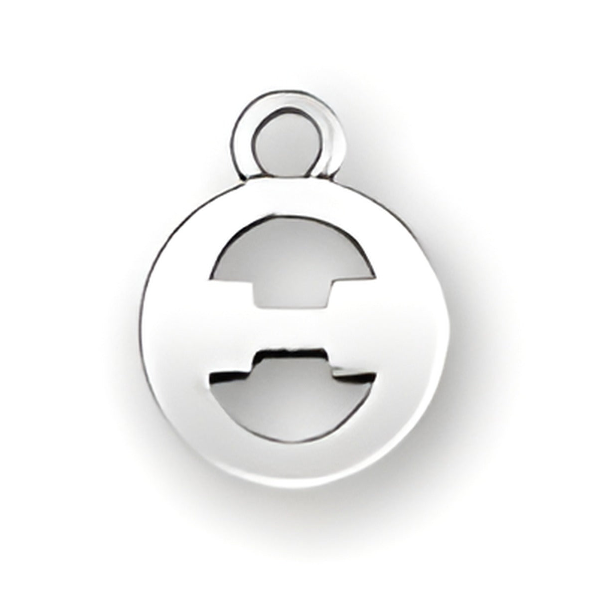 Greek Alphabet Theta Charm Alt view.