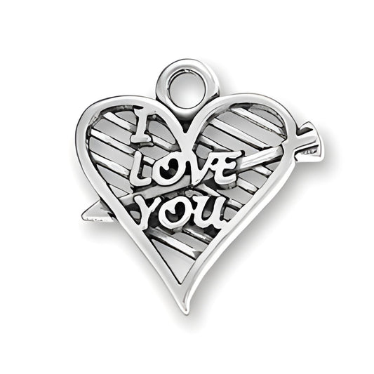 I Love You Charm Alt view.