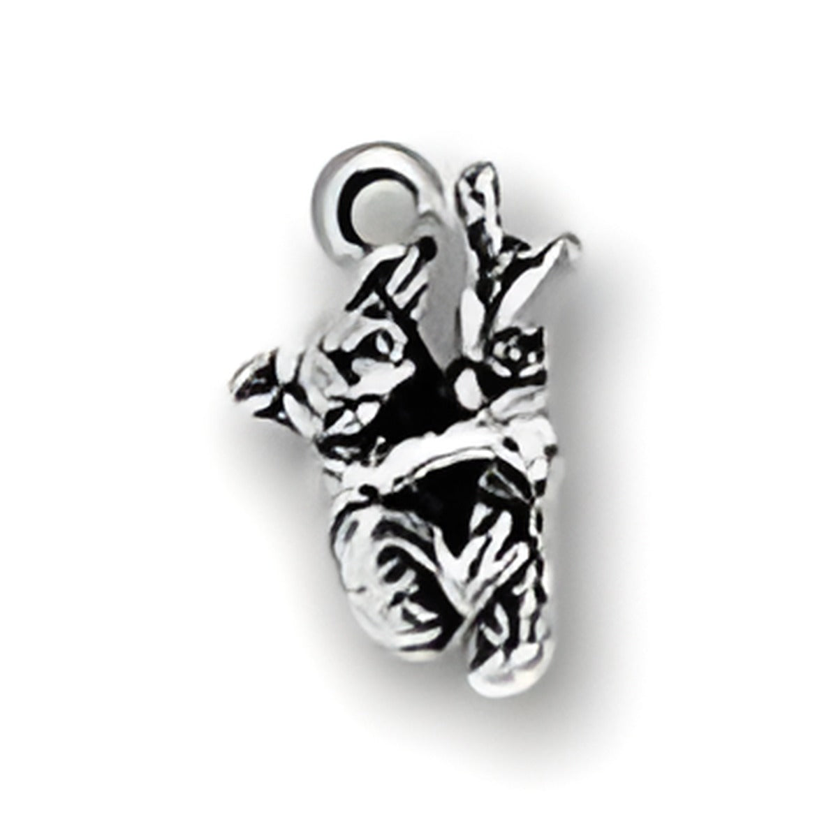 Charm Factory Koala on Branch Charm, crafted from silver, featuring a detailed koala clinging to a branch.