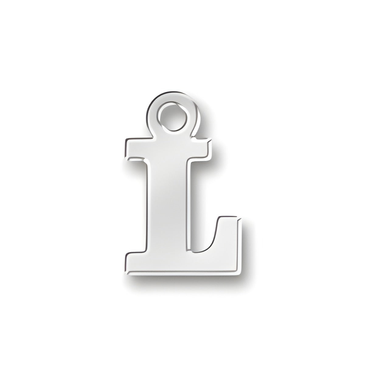 L Letter Charm Alt view.