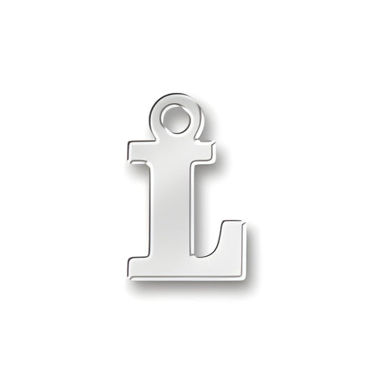 L Letter Charm Alt view.