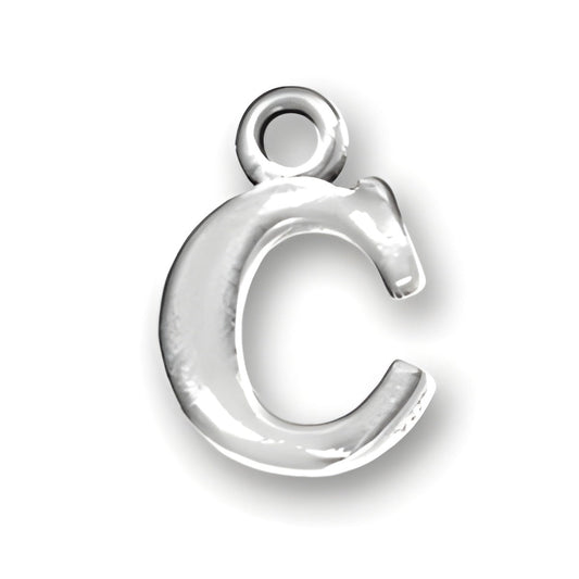 Letter C Charm Alt view.
