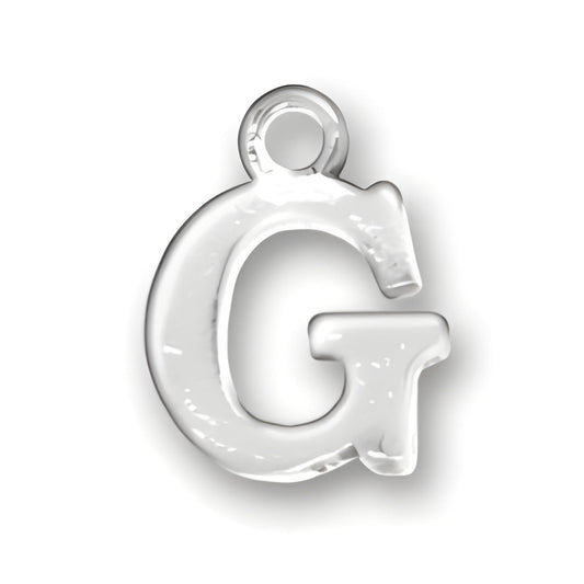 Letter G Charm Alt view.