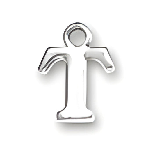 Letter T Charm Alt view.