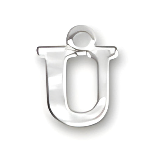 Letter U Charm Alt view.