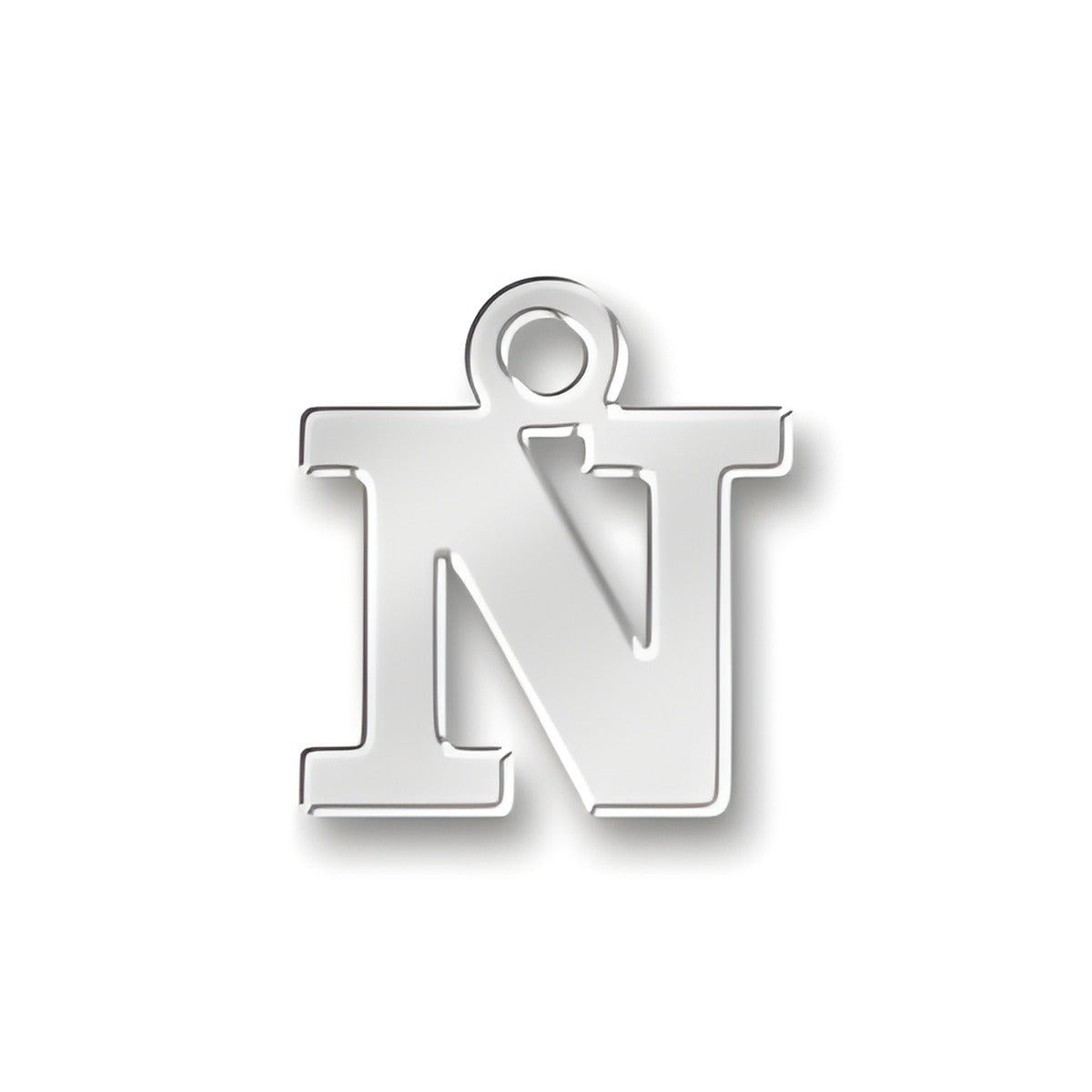 N Letter Charm Alt view.