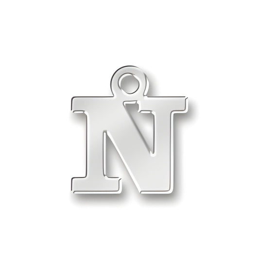 N Letter Charm Alt view.