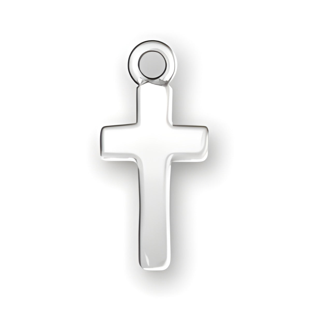 Small Thin Cross Charm Alt view.