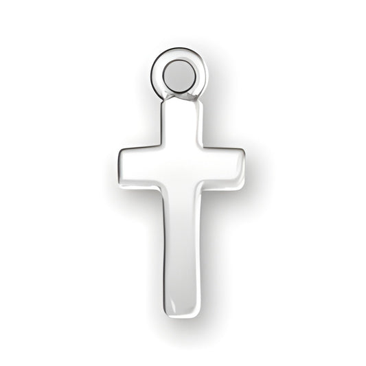Small Thin Cross Charm Alt view.