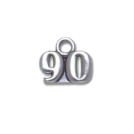 Sterling Silver 90 Charm Alt view.