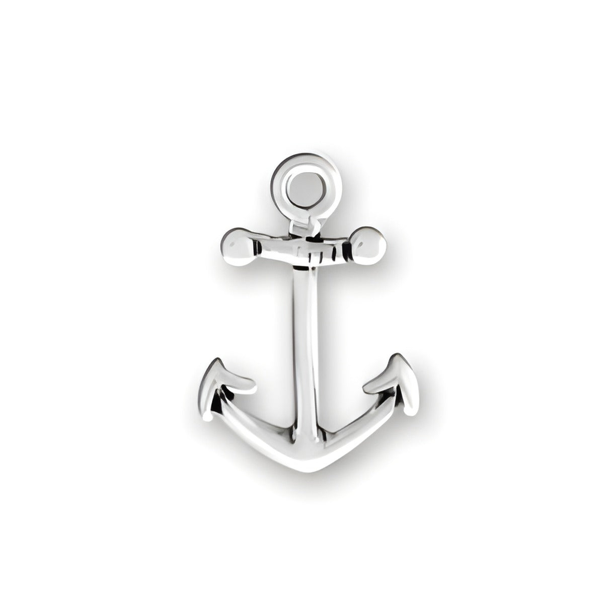 Sterling Silver Anchor Charm Alt view.