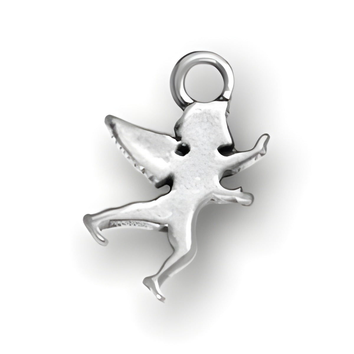Sterling Silver Angel Charm Alt view.