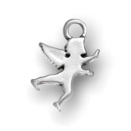 Sterling Silver Angel Charm Alt view.