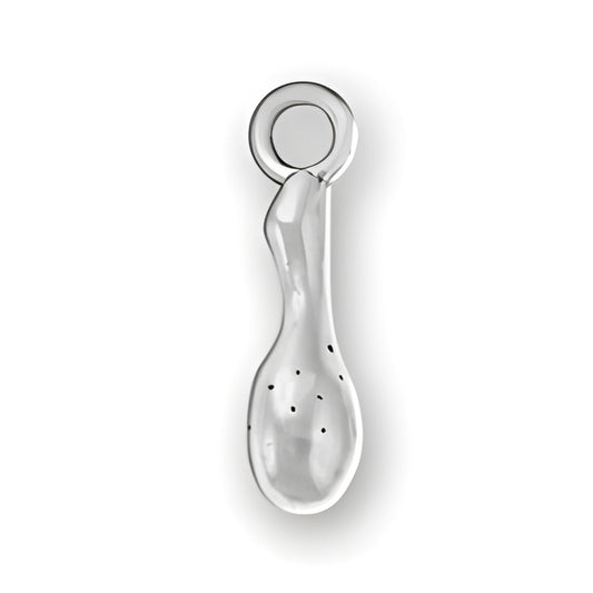 Sterling Silver Chicken Leg Charm Alt view.