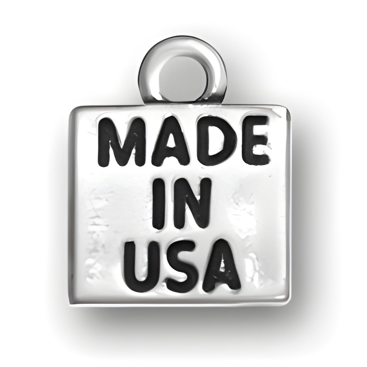Sterling Silver Made in USA Charm Alt view.