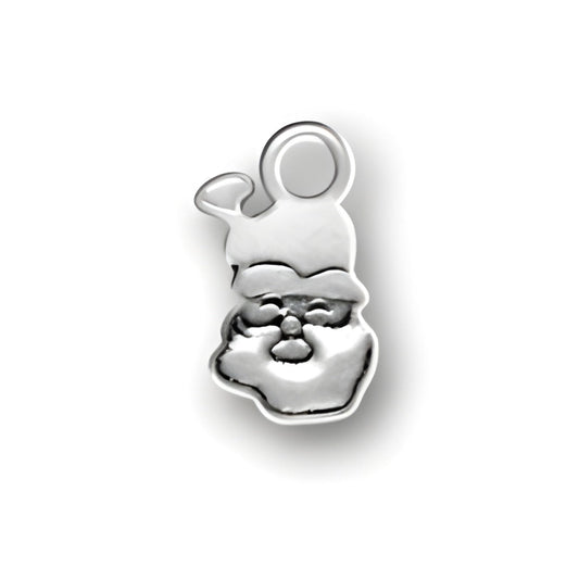 Sterling Silver Santa Claus Charm Alt view.