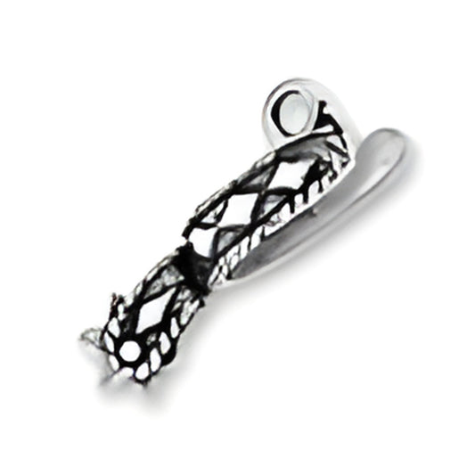 Charm Factory Sterling Silver Spur Charm featuring intricate detailing and a polished finish.