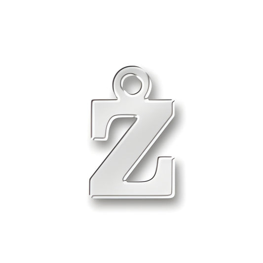 Z Letter Charm Alt view.